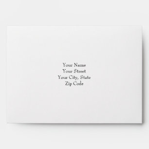 Hawaii Red Floral rsvp Envelope