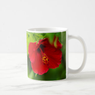Hawaii Red Hibiscus Flower Trip Year Coffee Mug