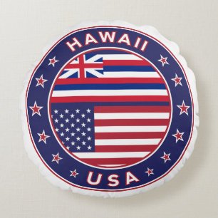 Hawaii Round Pillow