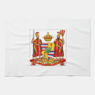 Hawaii Royal Coat of Arms Kitchen Towel