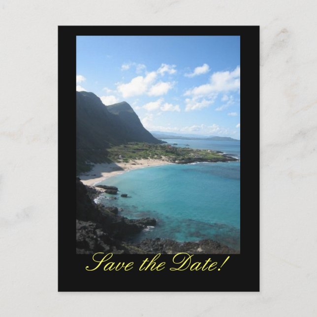 Hawaii Save the Date Postcard (Front)