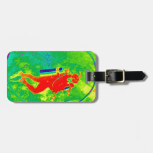 Hawaii Scuba Diver Luggage Tag