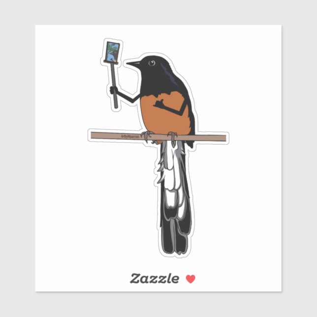 Hawaii Shama Bird Selfie  (Sheet)