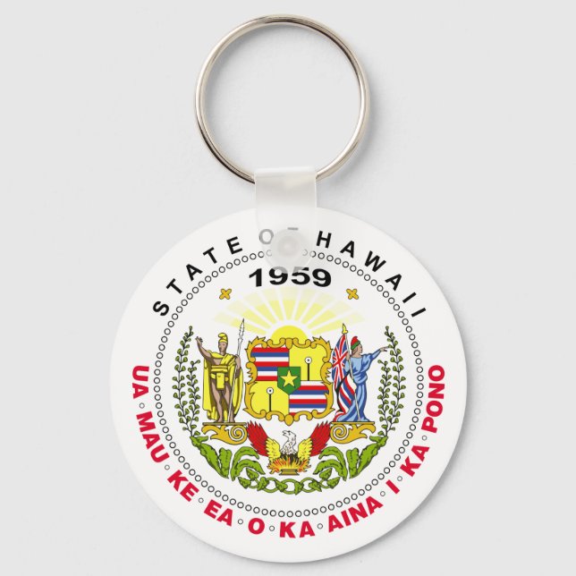 Hawaii sign keychain (Front)