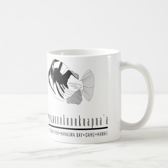 Hawaii State Fish - Humuhumunukunukuapua'a Coffee Mug (Right)