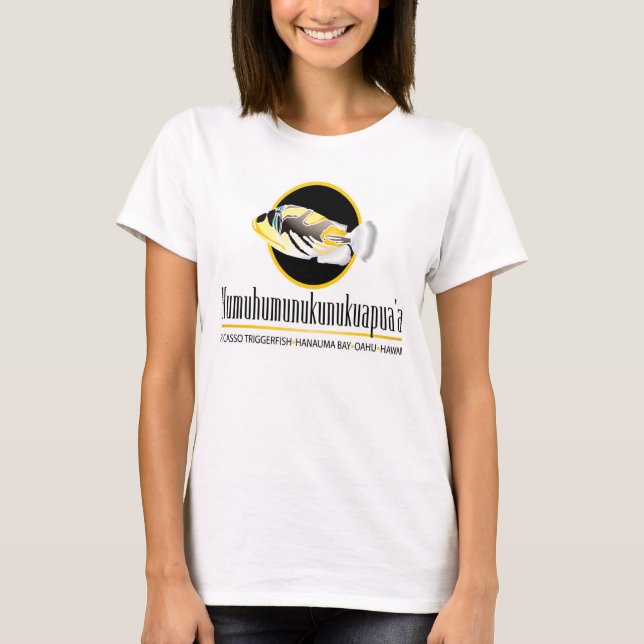 Hawaii State Fish - Humuhumunukunukuapua'a T-Shirt (Front)