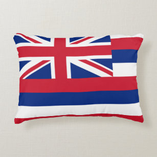 Hawaii State Flag Accent Pillow