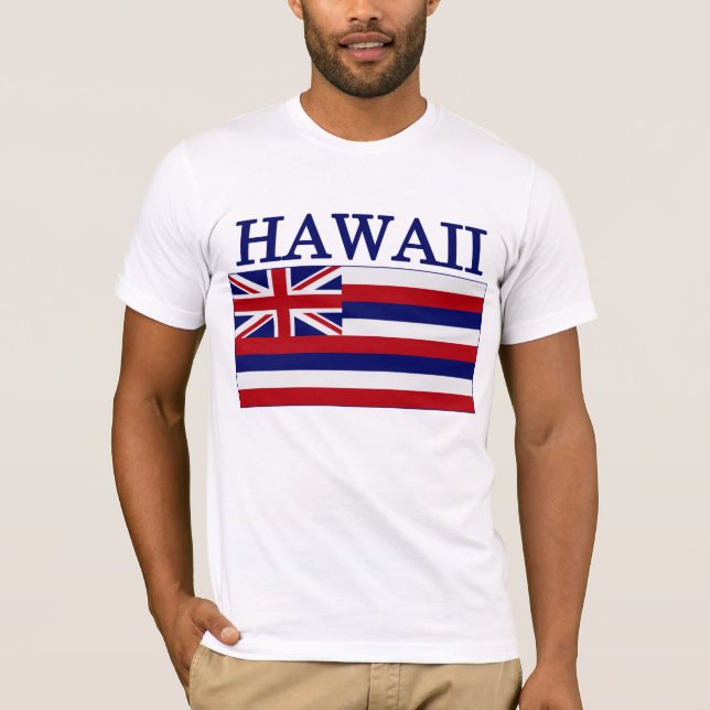 Hawaii State Flag Bella Canvas T-shirt (Front)