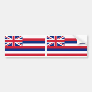 Hawaii State flag Bumper Sticker