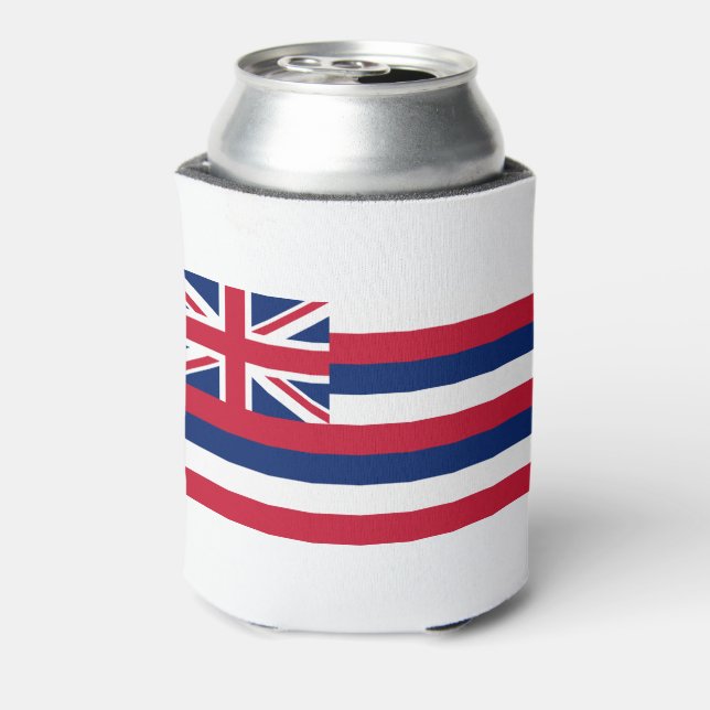 Hawaii State Flag Can Cooler (Can Back)