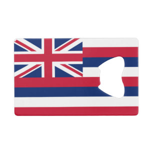 Hawaii State Flag Credit Card Bottle Opener