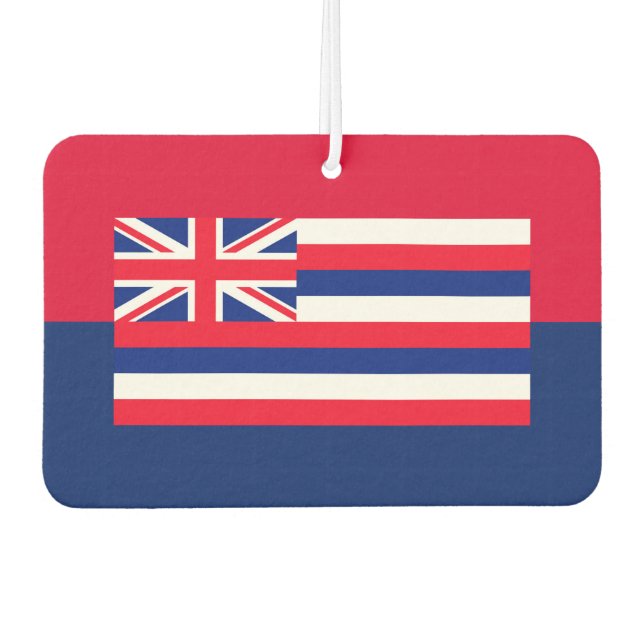 Hawaii State Flag Design Air Freshener (Front)