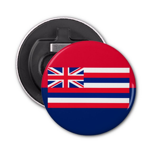 Hawaii State Flag Design Bottle Opener (Front)