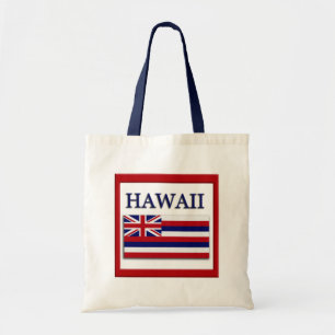 Hawaii State Flag Design Budget Canvas Bag