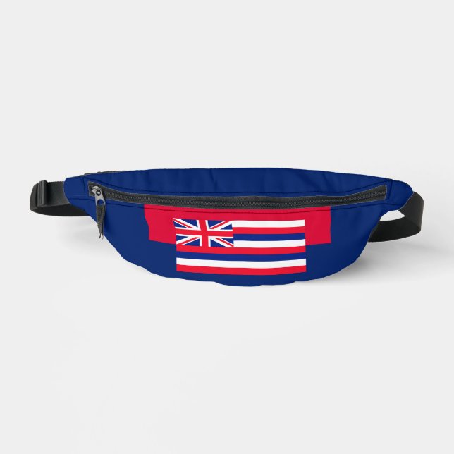 Hawaii State Flag Design Fanny Pack (Front)
