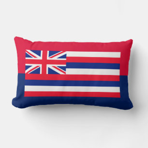 Hawaii State Flag Design Lumbar Pillow