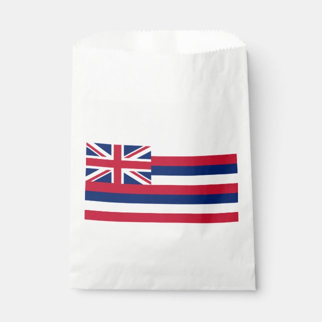 Hawaii State Flag Favour Bag (Front)