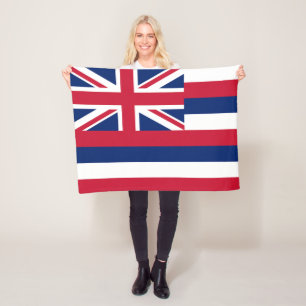 Hawaii State Flag Fleece Blanket