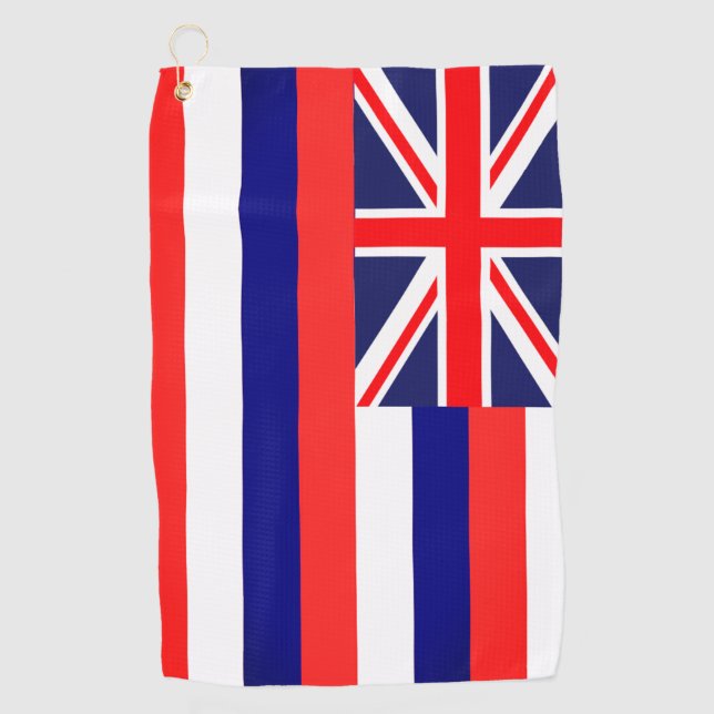 Hawaii State Flag Golf Towel (Front)