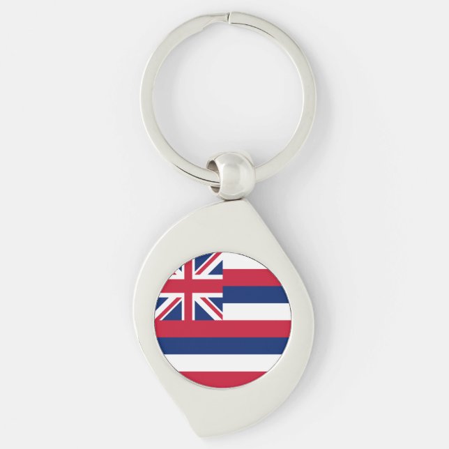 Hawaii State Flag Keychain (Front)