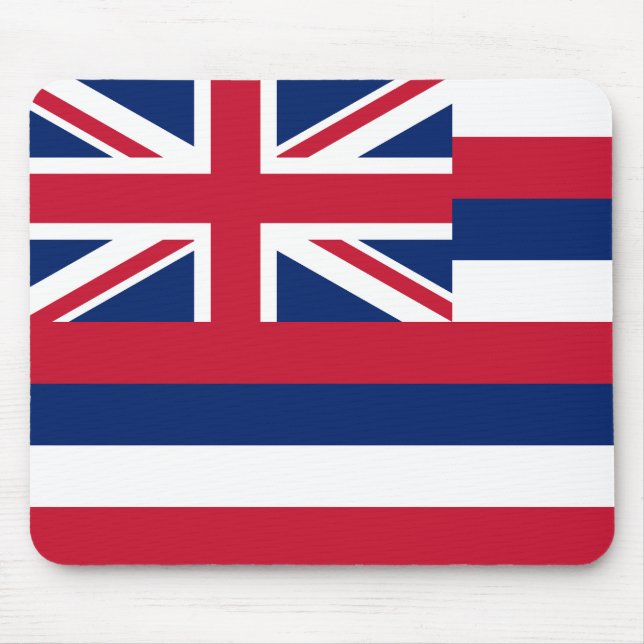 Hawaii State Flag Mouse Pad (Front)