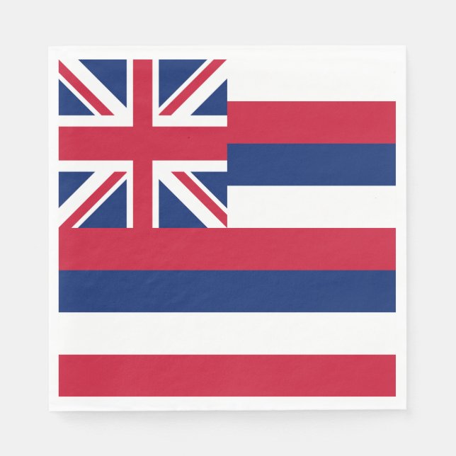 Hawaii State Flag Napkin (Front)