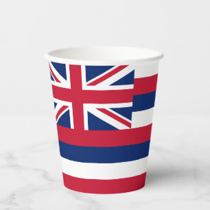 Hawaii State Flag Paper Cups