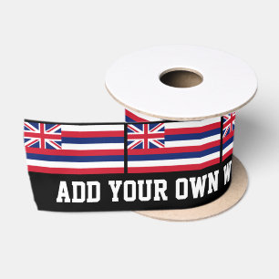 Hawaii State Flag Satin Ribbon
