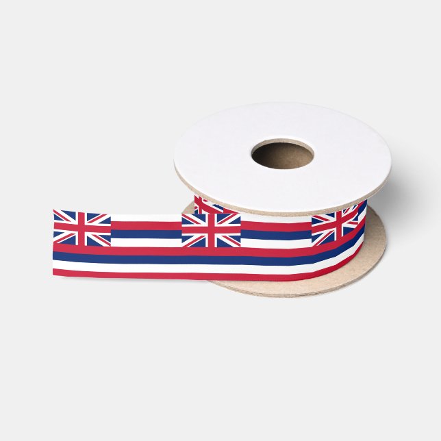 Hawaii State Flag Satin Ribbon (Spool)