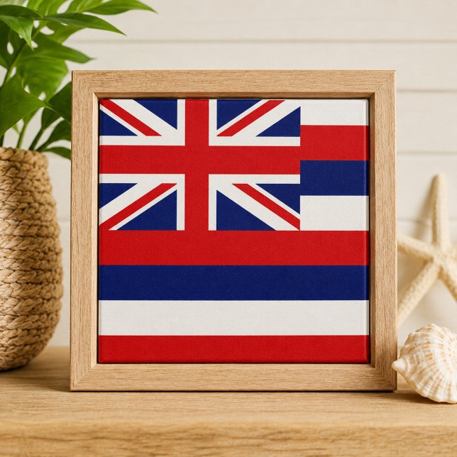 Hawaii State Flag Tile (Hawaii State Flag Ceramic Tile)