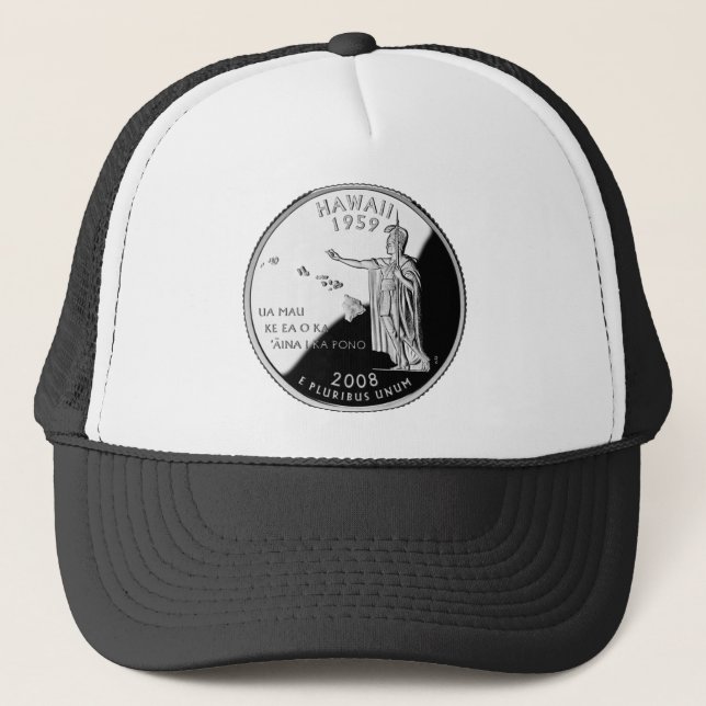 Hawaii State Quarter Trucker Hat (Front)