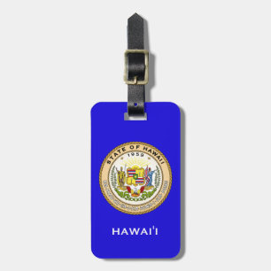 Hawai'i State Seal Luggage Tag