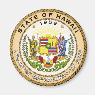 Hawaii State Seal Magnet
