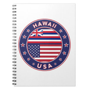 Hawaii sticker, Hawaii, USA Notebook