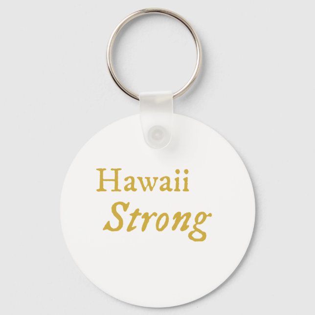 Hawaii Strong   Keychain (Front)