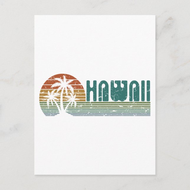Hawaii Summer Vacation Hawaii Trip Tropical Postcard (Front)