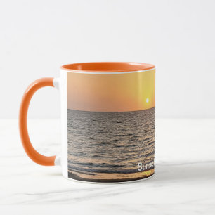 Hawaii Sunset Customizable Photograph Mug