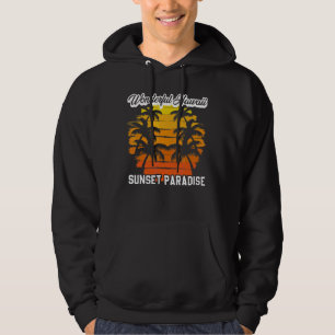 Hawaii Sunset Paradise Island Ocean Summer Aloha B Hoodie