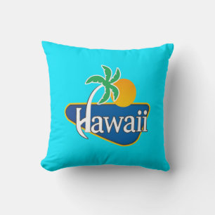 Hawaii Sunset Throw Pillow
