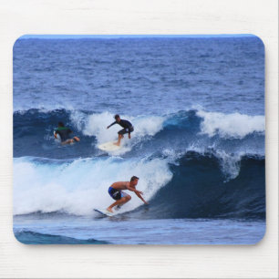 Hawaii Surfers Mouse Pad
