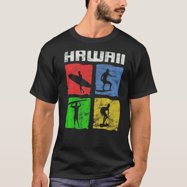 Hawaii Surfing T-Shirt (Front)