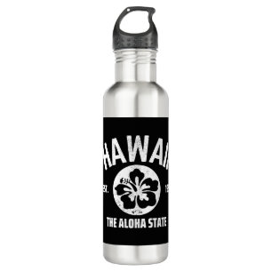 Hawaii The Aloha State Vintage State Graphic 710 Ml Water Bottle