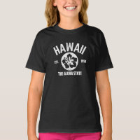 Hawaii The Aloha State Vintage State Graphic 