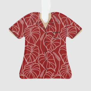 Hawaii themed shirt acrylic keepsake ornament