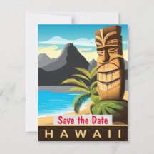 Hawaii Tiki Beach Vintage