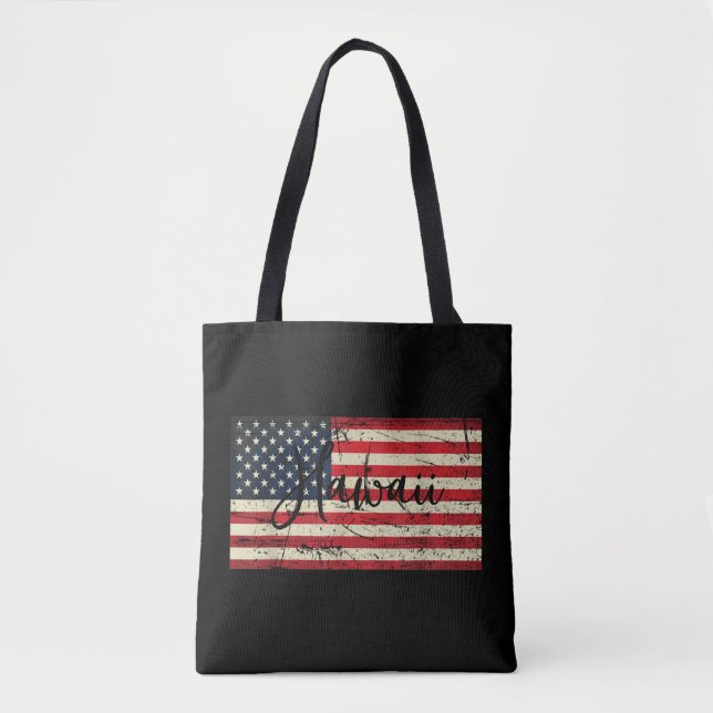  Hawaii Tote Bag Canvas Tote (Front)