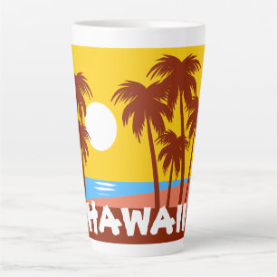 Hawaii travel latte mug