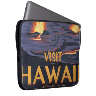Hawaii Travel poster Laptop Sleeve