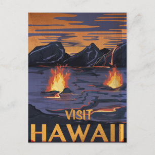 Hawaii Travel poster Postcard