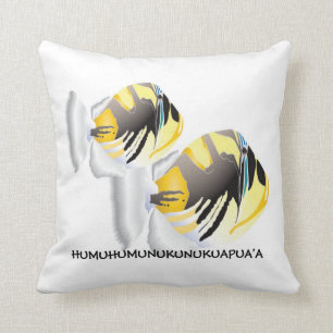 Hawaii Trigger Fish Pillow